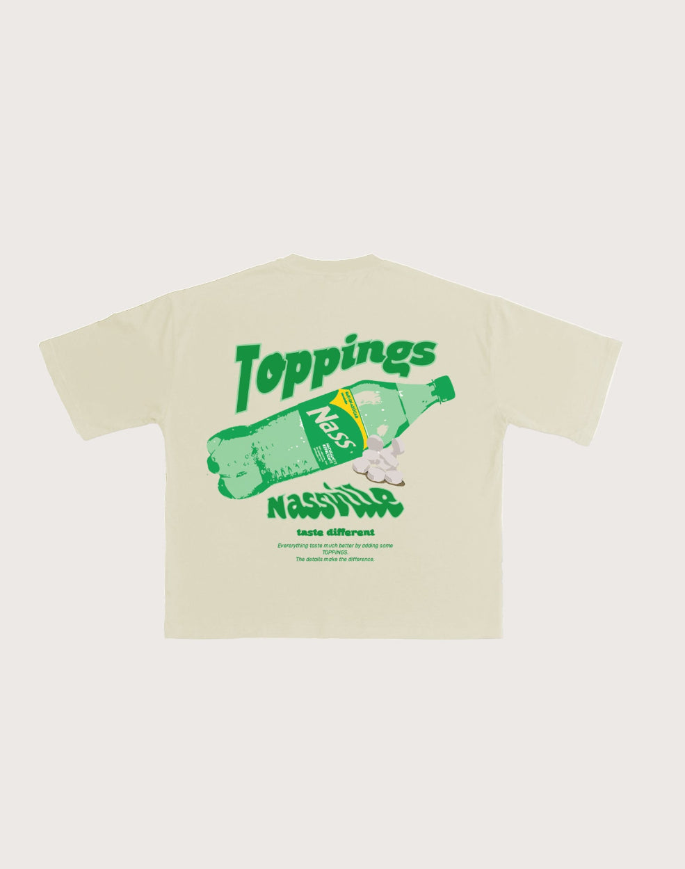 TOPPINGS T-SHIRT CREAM